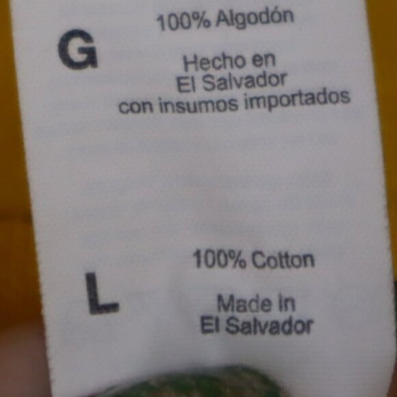 LAST CHANCE - GOLD PENNSYLVANIA SHIRT L *FLAWED* Fruit of the Loom Cotton Home - Picture 5 of 9